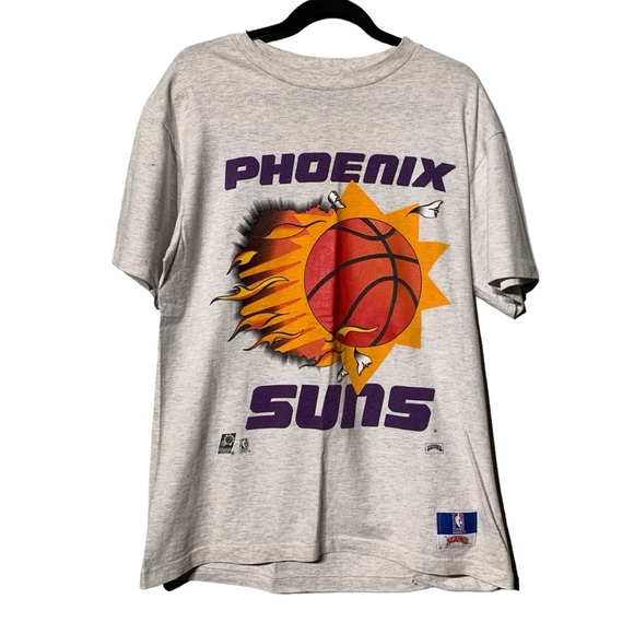 VINTAGE | 90s Nutmeg Single Stitch Phoenix Suns Graphic Tee‎ - Picture 1 of 14